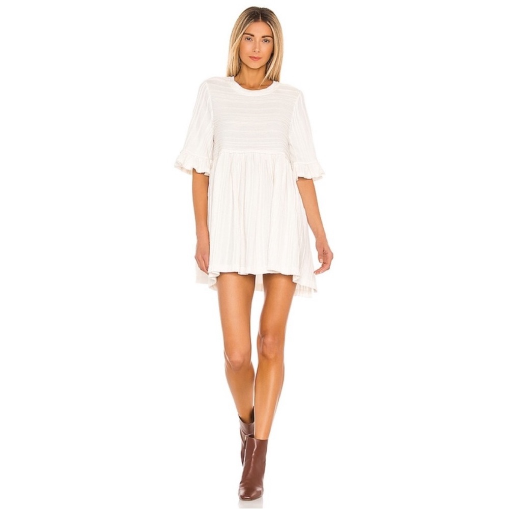 Free People White Mini Dress